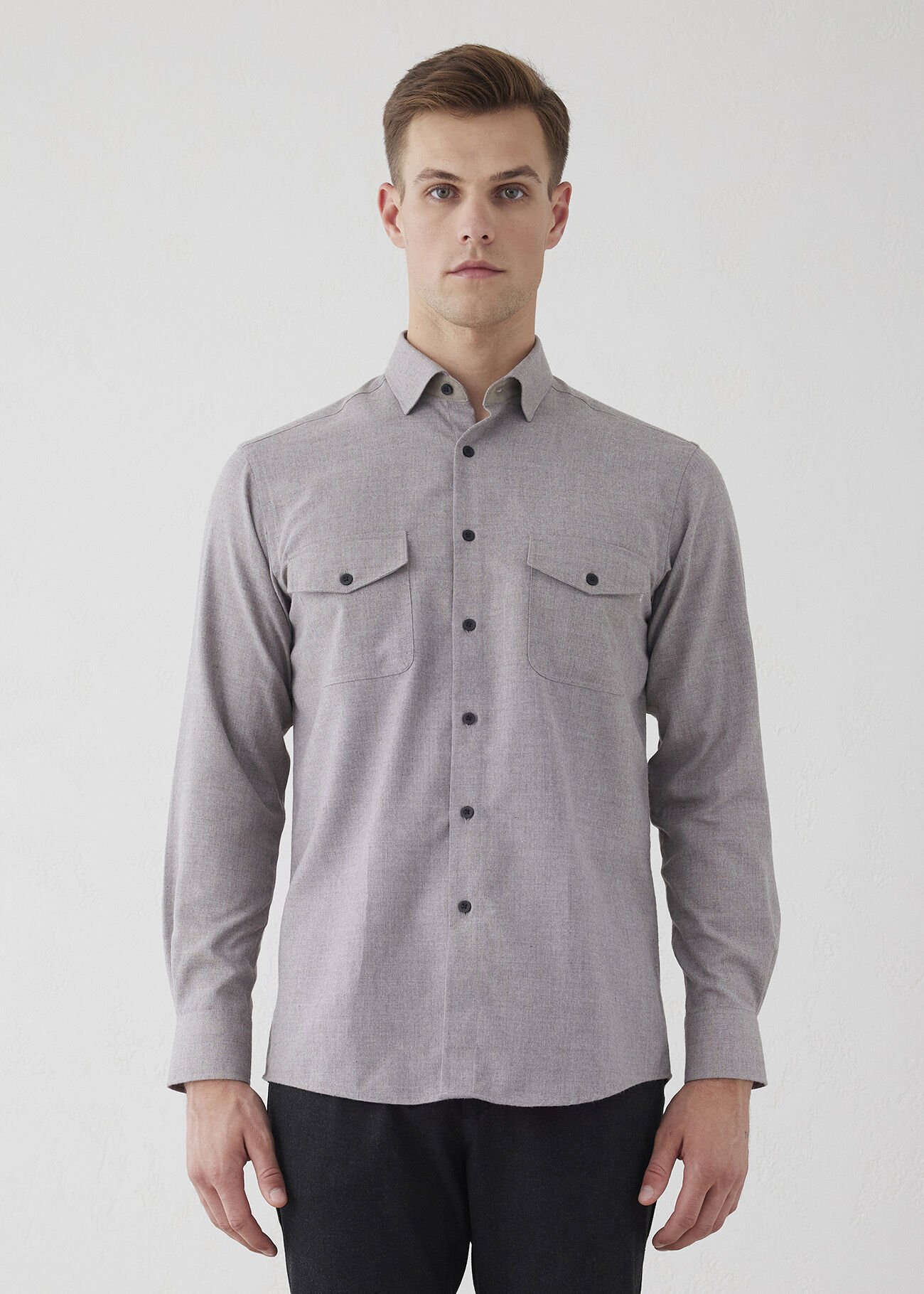 BORIS BECKER KAMORO SHIRT BROWN