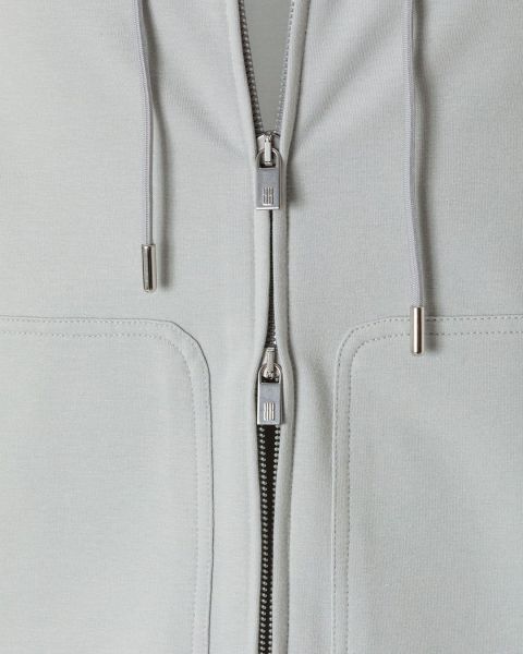 Lorca Zipper Hoodie Grey