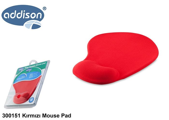 Addison 300151 Kırmızı Bileklikli Mouse Pad