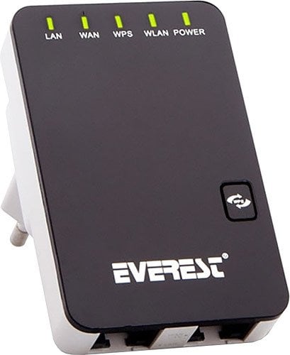 EVEREST EWR-523N2 KABLOSUZ-N MULTI-FUNCTION 300 MBPS REPEATER+ACC