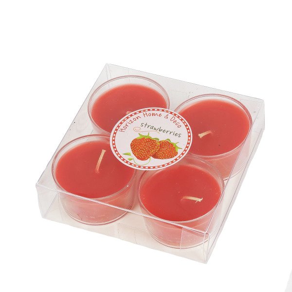 KOKULU 4'LÜ KAPSÜL MUM ÇİLEK