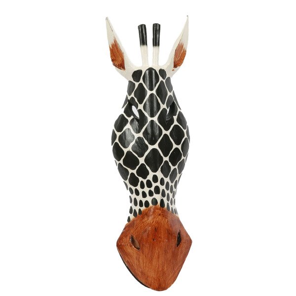 MİNDİ AĞACINDAN EL YAPIMI 5'Lİ ZEBRA VE ZÜRAFA MASK