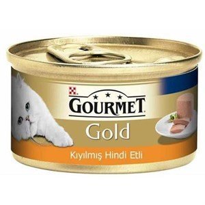 ProPlan Gourmet Gold Kıyılmış Hindi Etli Kedi Konservesi 85g