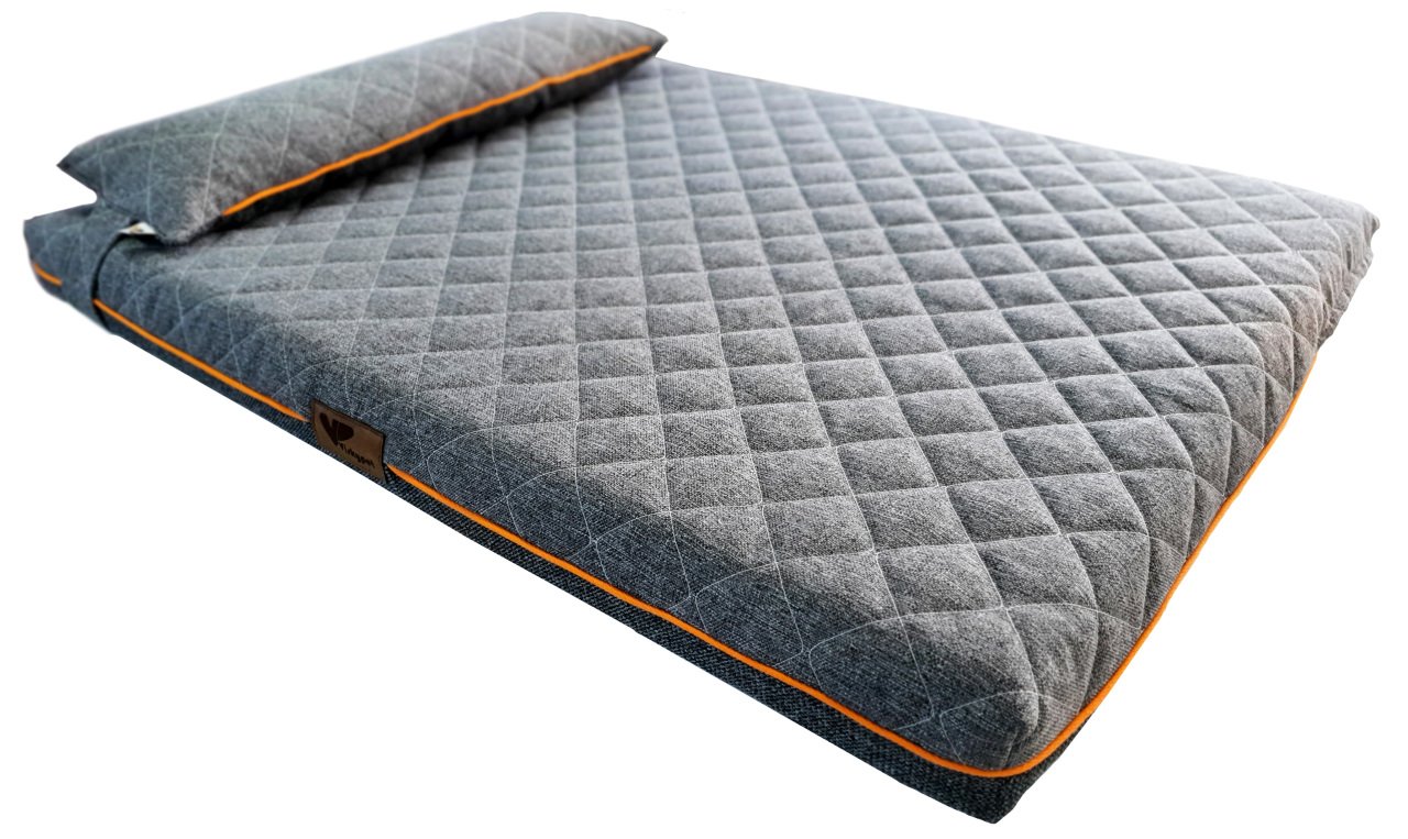 Viskypet Memory Foam Ortopedik Köpek Yatağı Minder Gri