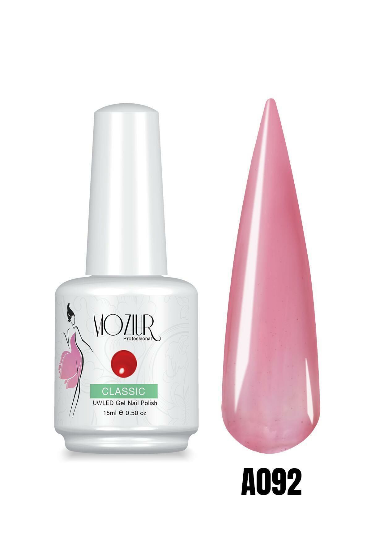 MOZIUR Professional Kalıcı Oje Şeffaf Seri 15ml