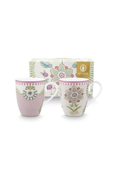 Lily & Lotus İkili  Büyük Mug Seti 350 ml.