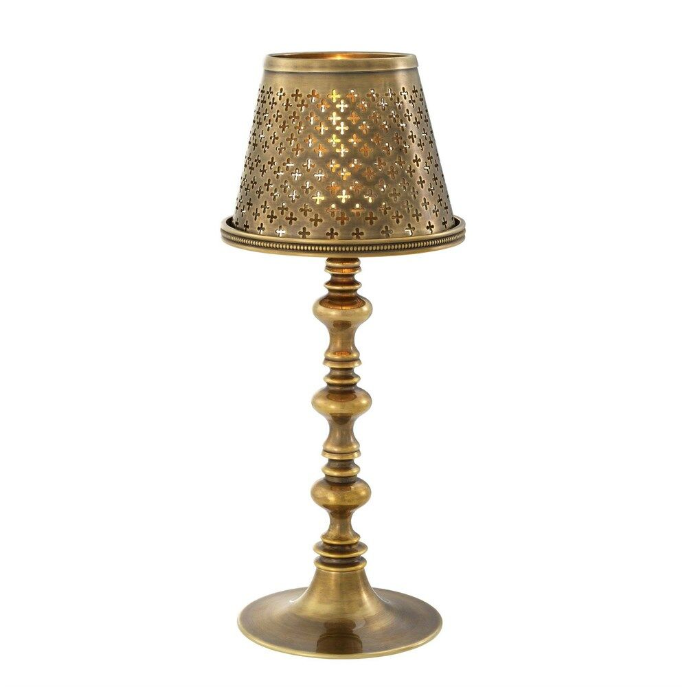 TEALIGHT HOLDER WITH SHADE EVREUX