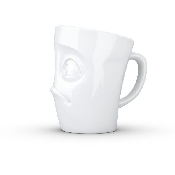 Baffled- beyaz kupa, 350 ml