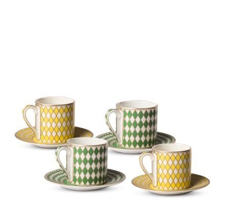 Chess Espresso Cups (4lü)