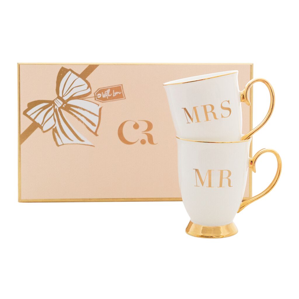 Mr & Mrs Mug Set - Set of 2