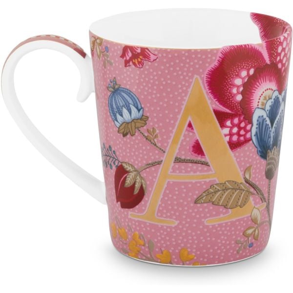 Pip Studio Harfli Mug Pembe A 350 ml