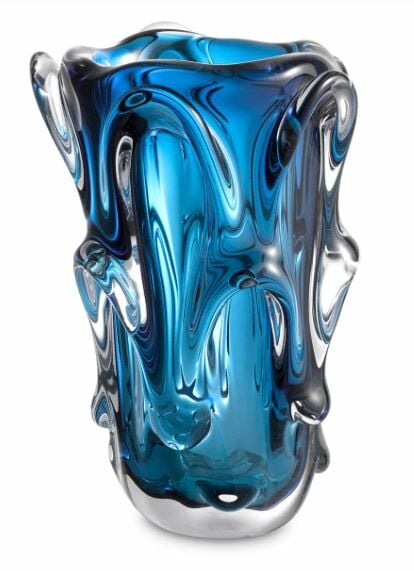 Vase Aila L blue