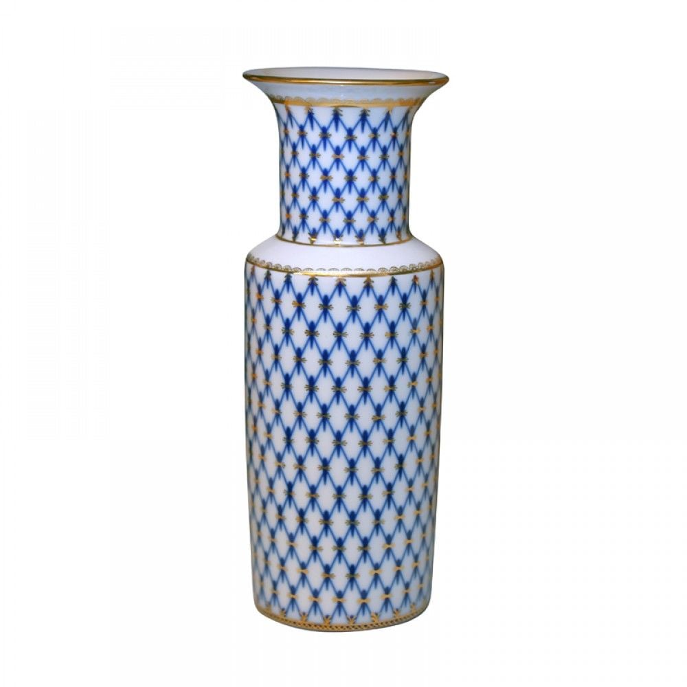 Vase Cylinder Cobalt Net 1/1