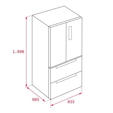 TEKA RFD 77825 GBK EU  BUZDOLABI