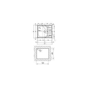 TEKA CLASSIC 1B ½ D 580.500 Paslanmaz Çelik Eviye