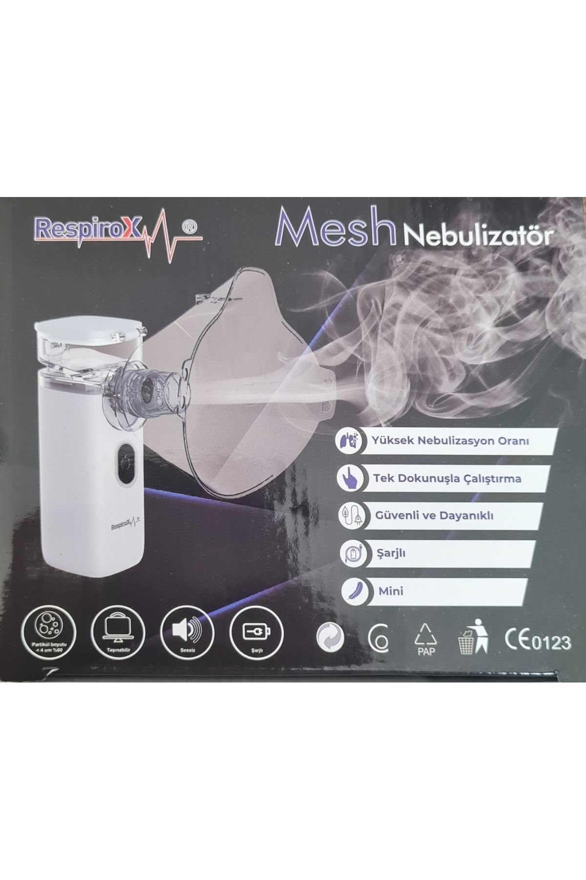 Şarjlı Mini Mesh Nebulizatör