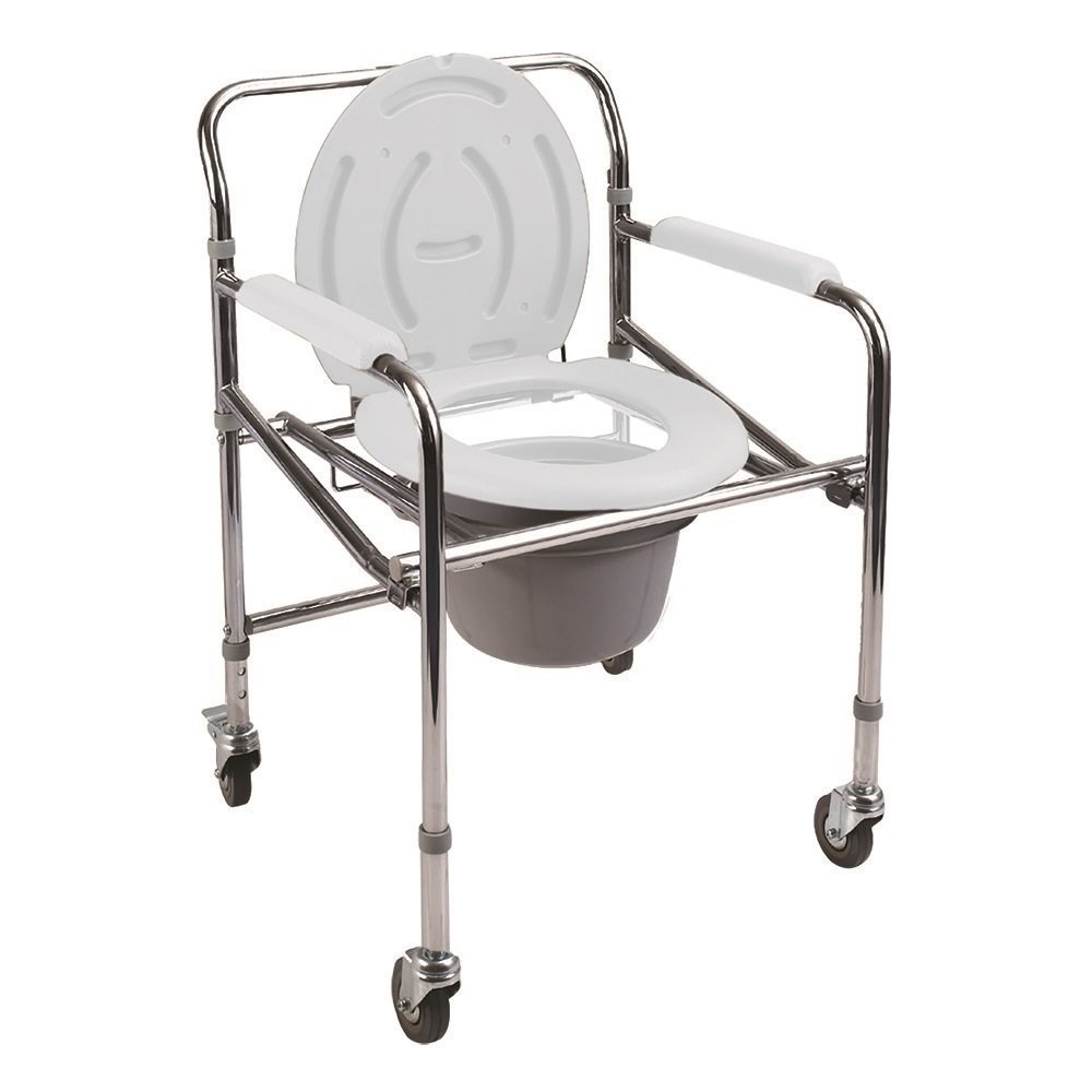 Tuvalet Banyo Sandalyesi Tekerlekli