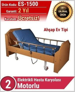 Karyolası Ev Tipi Ahşap İki Motorlu