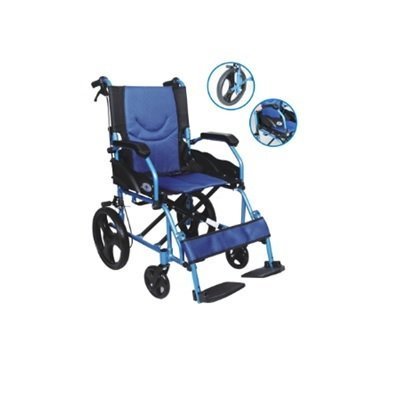Pulsemed Katlanabilir Tekerlekli Sandalye KY863LABJ-C-12''-46