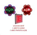 Eczane Led E-logo Ve Animasyonlu Papatya Açık Yazısı