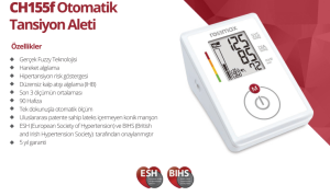 Medikaltec  CH155f Üst Kol Tipi Otomatik Tansiyon Aleti 2 Yıl Garantili