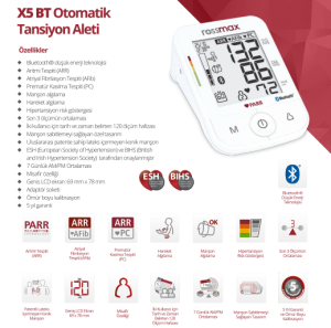 Medikaltec  X5 BT Otomatik Tansiyon Aleti