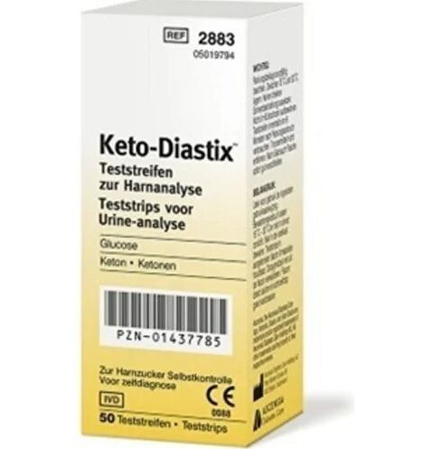 Medikaltec Keto Diastix Idrar Ölçüm Stribi 50 Adet Keto Diastix