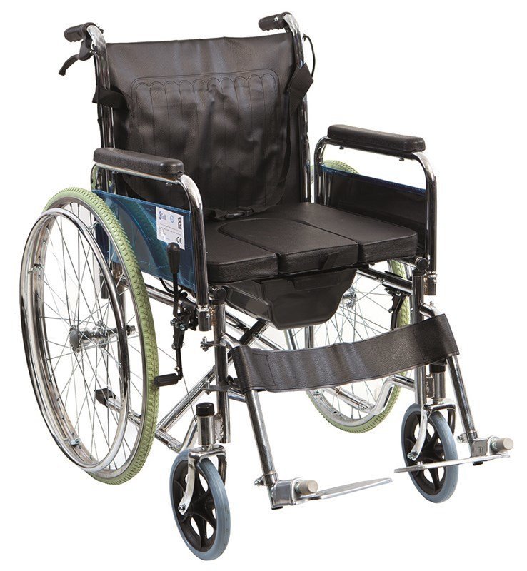 Lazımlıklı Tekerlekli Sandalye Hasta Tuvaleti