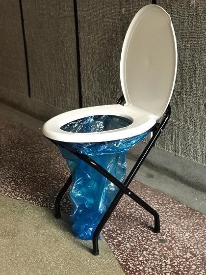 Hasta Wc Sandalye Klozet Seyyar Çadır Tuvalet