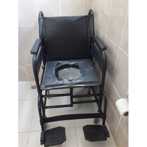 Tekerlekli Hasta Klozet Sandalyesi