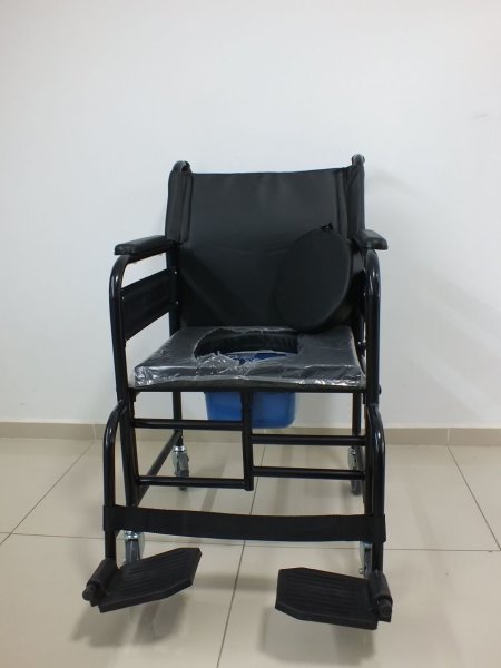 Tekerlekli Hasta Klozet Sandalyesi