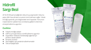 Medikaltec  Hidrofil Sargı Bezi 10 cm x 1,5 m	50 Adet