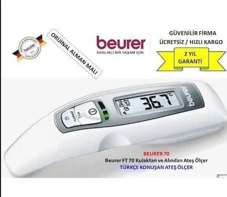 Beurer FT 70 Konuşan Kulaktan ve Alından Ateş Ölçer