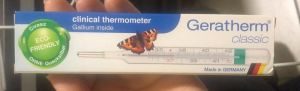 Geratherm Cam Termometre Civa İçermeyen Oval
