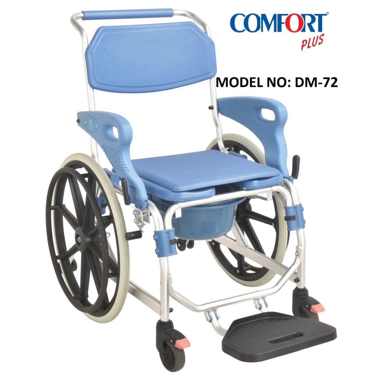 Comfort Plus DM-72 Banyo ve Tuvalet Özellikli Tekerlekli Sandalye