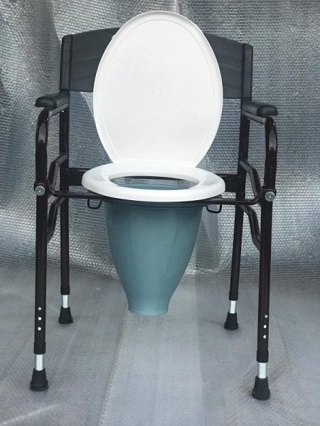 Katlanır Engelli Banyo Tuvalet Sandalyesi