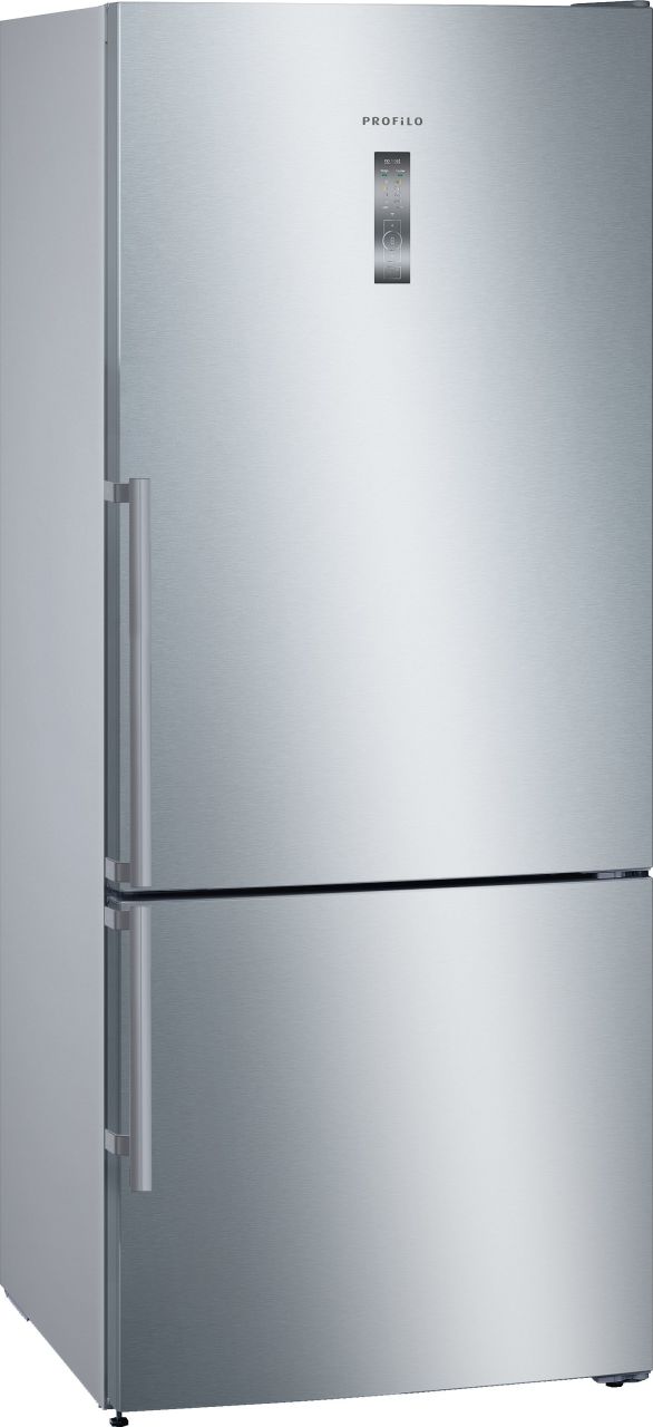 PROFİLO BD3076IFAN 526 LT ALTTAN DONDURCULU XL BUZDOLABI INOX 186 X 75 CM