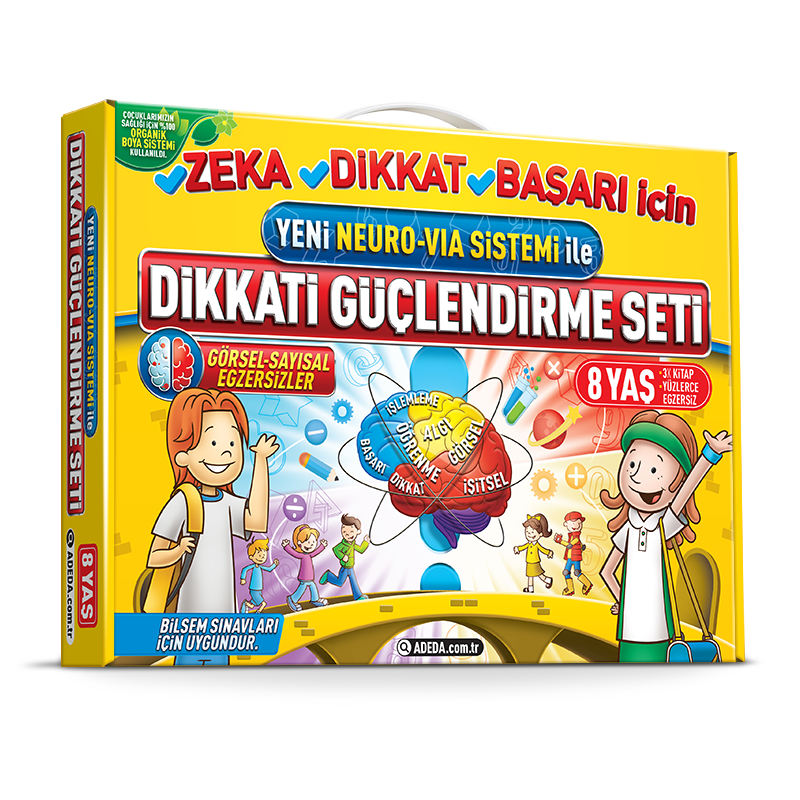 Dikkati Güçlendirme Seti 8 Yaş