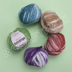 YARNART RAINDROPS - MULTICOLOR KNITTING YARN