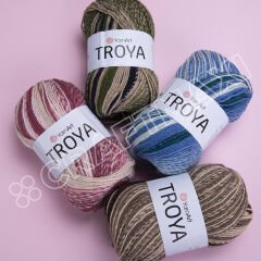 YARNART TROYA - MULTICOLOR KNITTING YARN