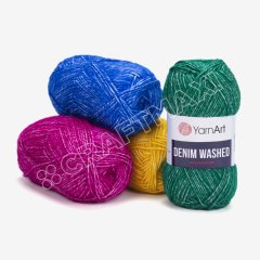 YARNART DENIM GEWASCHENE - MELANGE Strickgarn