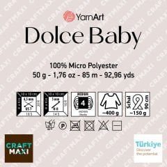 YARNART DOLCE BABY - VELVET BABY YARN