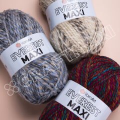 YARNART EVEREST MAXI - MULTICOLOR KNITTING YARN