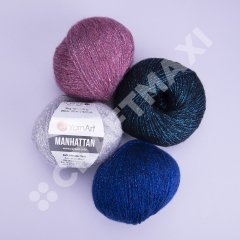 YARNART MANHATTAN - GLITTERY KNITTING YARN