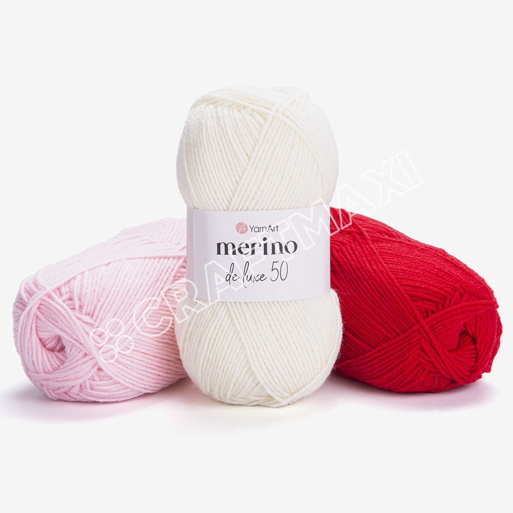 YARNART MERINO DE LUXE 50 - KNITTING YARN