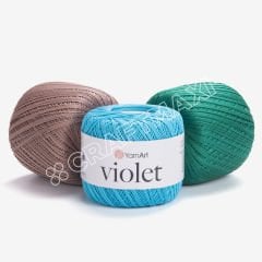 YARNART VIOLET - MERCERIZED LACE YARN