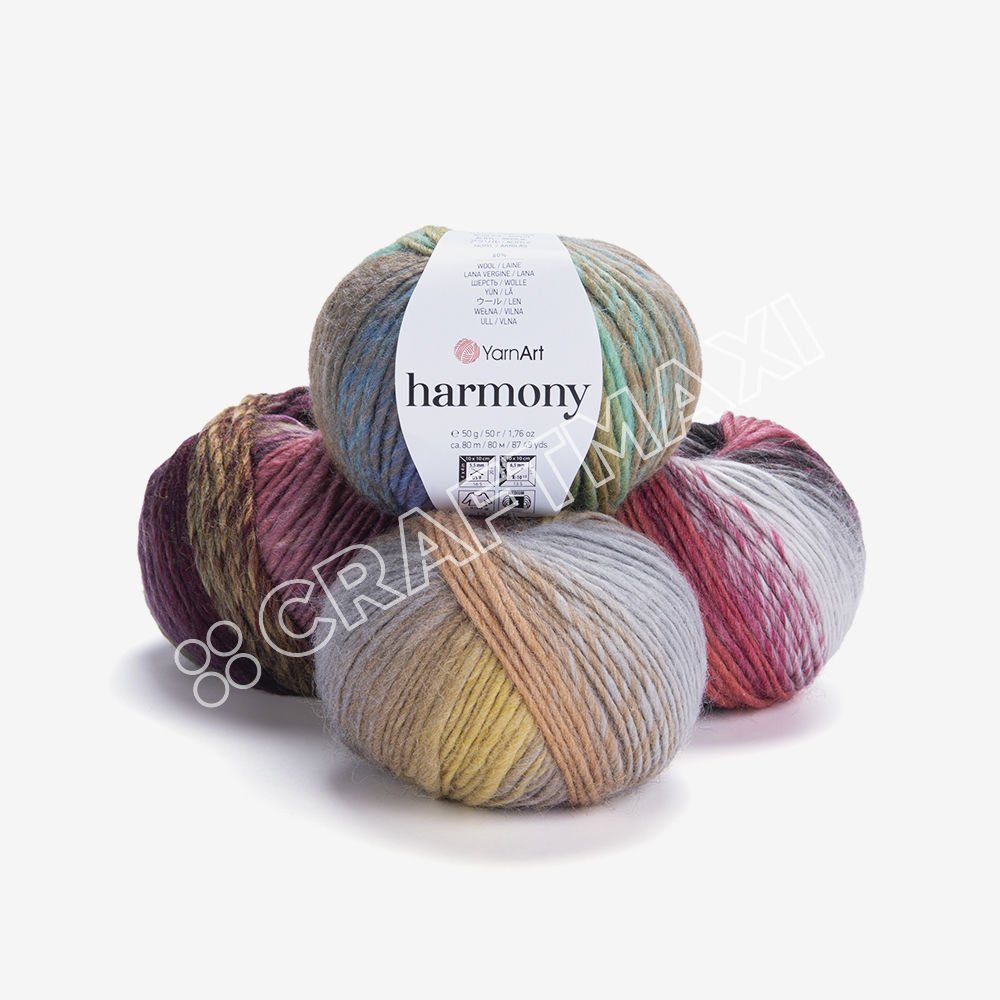 YARNART HARMONY - MULTICOLOR KNITTING YARN