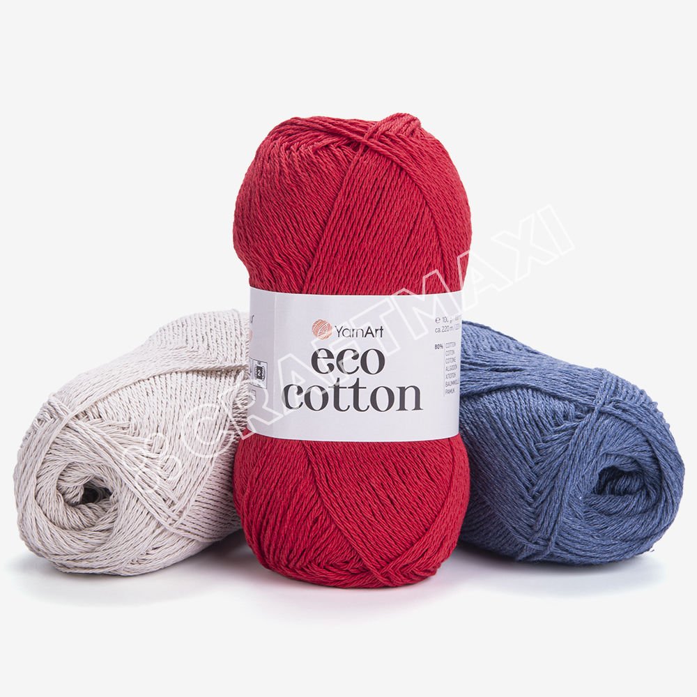 YARNART ECO COTTON - KNITTING YARN