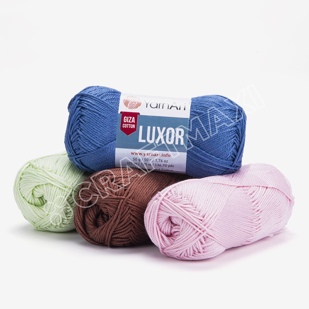100% Mercerized Cotton Yarn Knitting Crochet by Yarnart Begonia