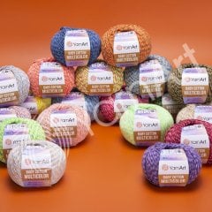 YARNART BABY COTTON MULTICOLOR - MULTICOLOR KNITTING YARN